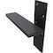 Ekena Millwork 2 1/2"W x 10"D Floating Steel Heavy Duty Wall Mount, Powder Coated Black BKTM02X10FWPBL - alternate 9